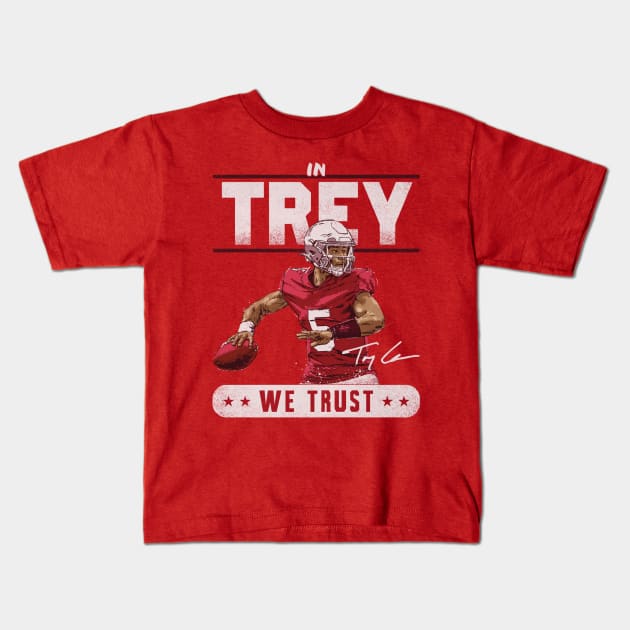 Trey Lance San Francisco Trust Kids T-Shirt by danlintonpro